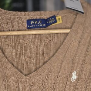 Ralph Lauren Camel Knit Sweater